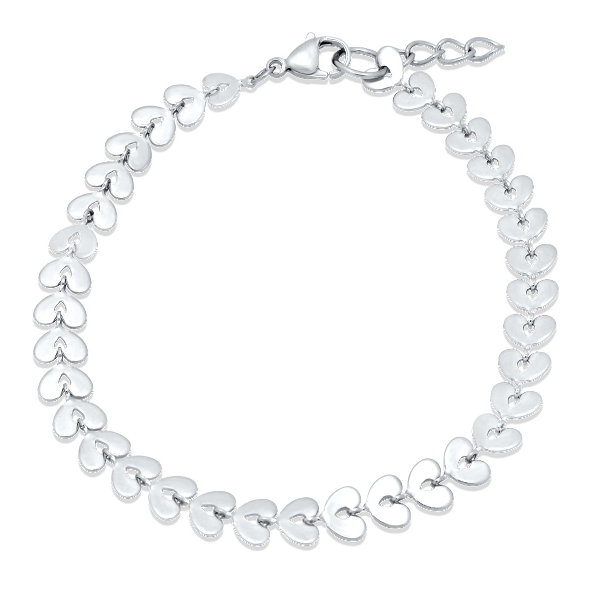 Fiorentina Silver Bracelet 7MM Βραχιόλι από ανοξείδωτο ατσάλι 316L